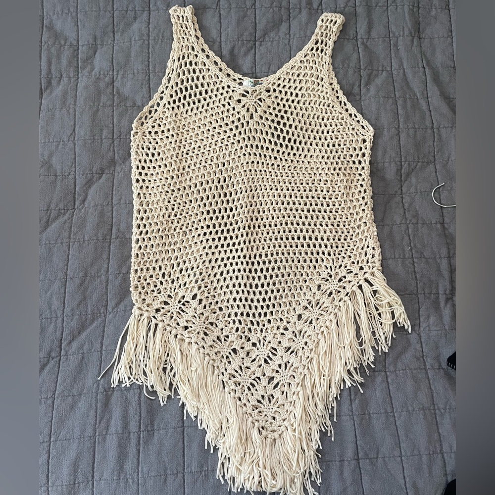 Vintage Crochet Swim Coverup